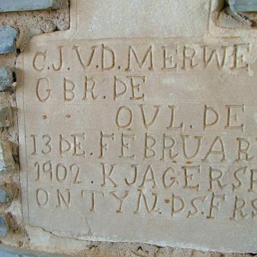MERWE C.J., v.d. -1902