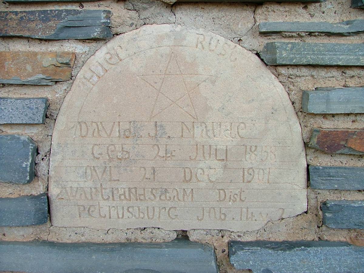 NAUDE David J. 1858-1901