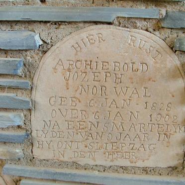 NORVAL Archiebold Jozeph 1828-1902