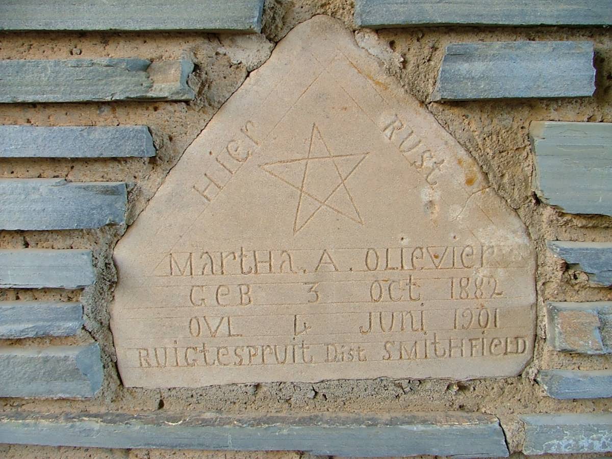 OLIEVIER Martha A. 1882-1901