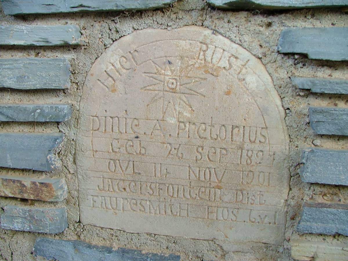 PRETORIUS Dinie A. 1897-1901