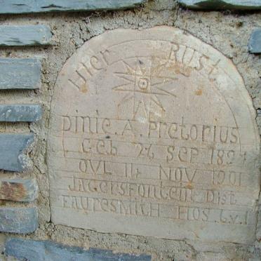 PRETORIUS Dinie A. 1897-1901