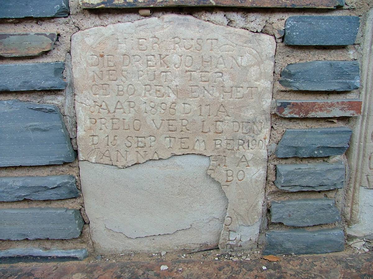 PUTTER Diedrek Johannes 1896-1901