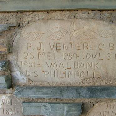 VENTER P.J. 1889-1901