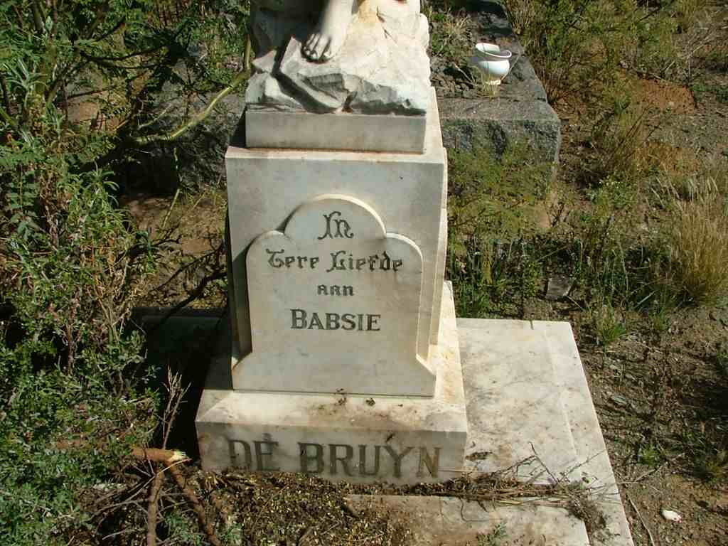 BRUYN Babsie, de
