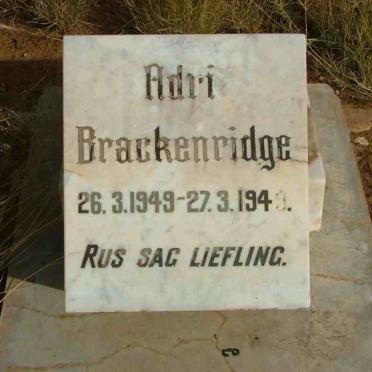 BRACKENRIDGE Adri 1949-1949