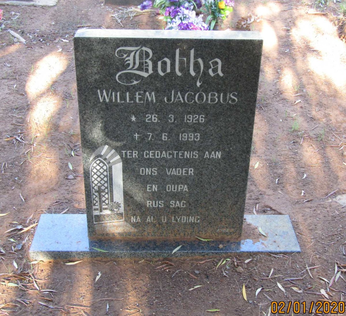 BOTHA Willem Jacobus 1926-1993