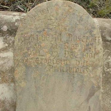 BOSCHOFF Emmie M. 1901-1901