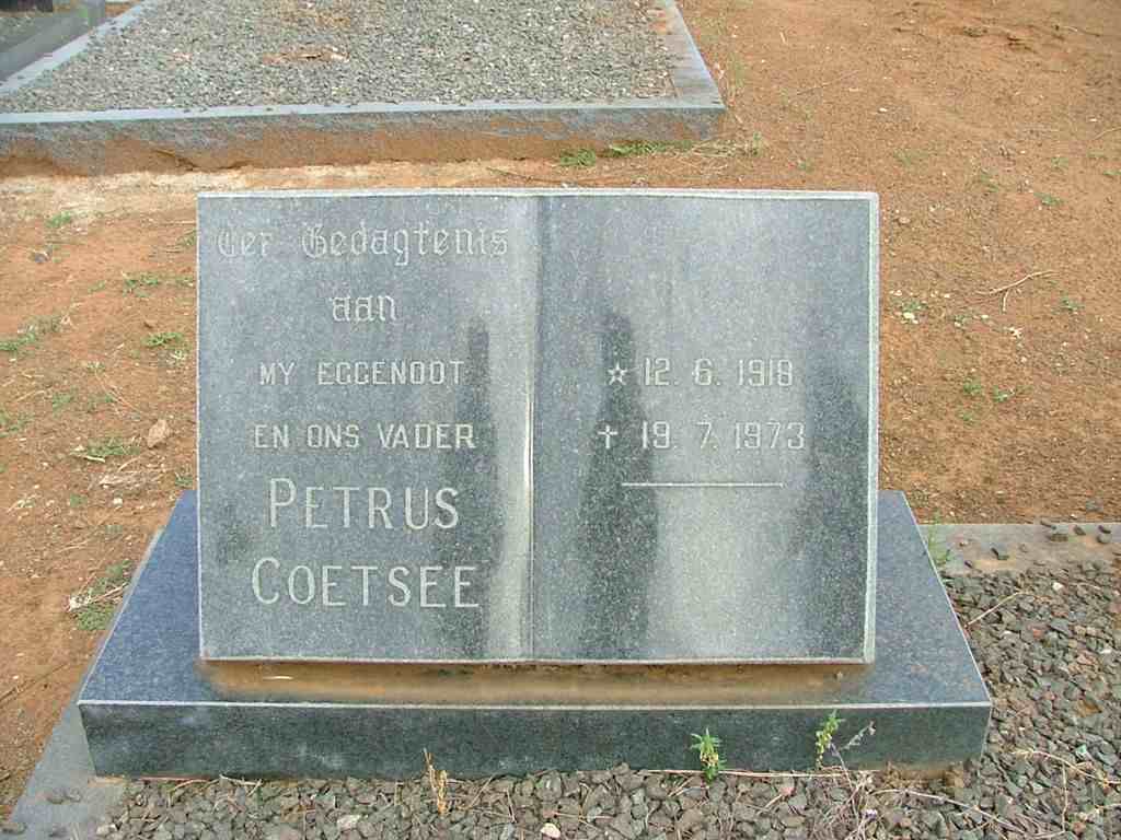 COETSEE Petrus 1918-1973