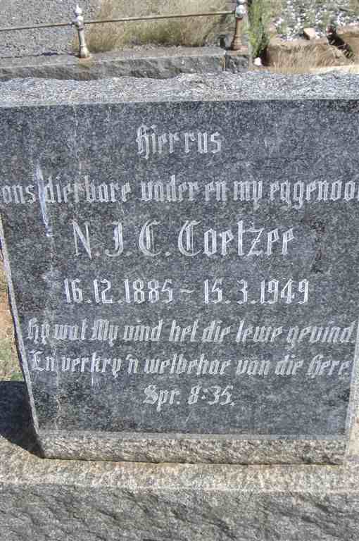 COETZEE N.J.C. 1885-1949