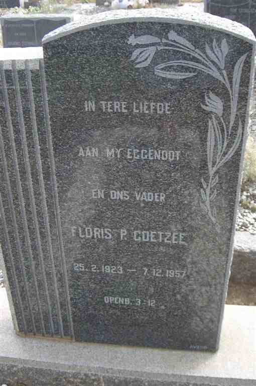 COETZEE Floris 1923-1957