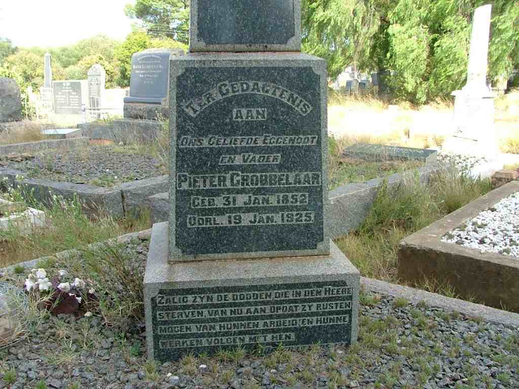 GROBBELAAR Pieter 1852-1925