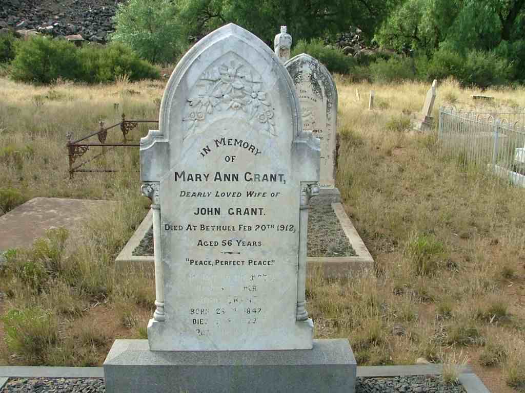 GRANT Mary Ann -1912