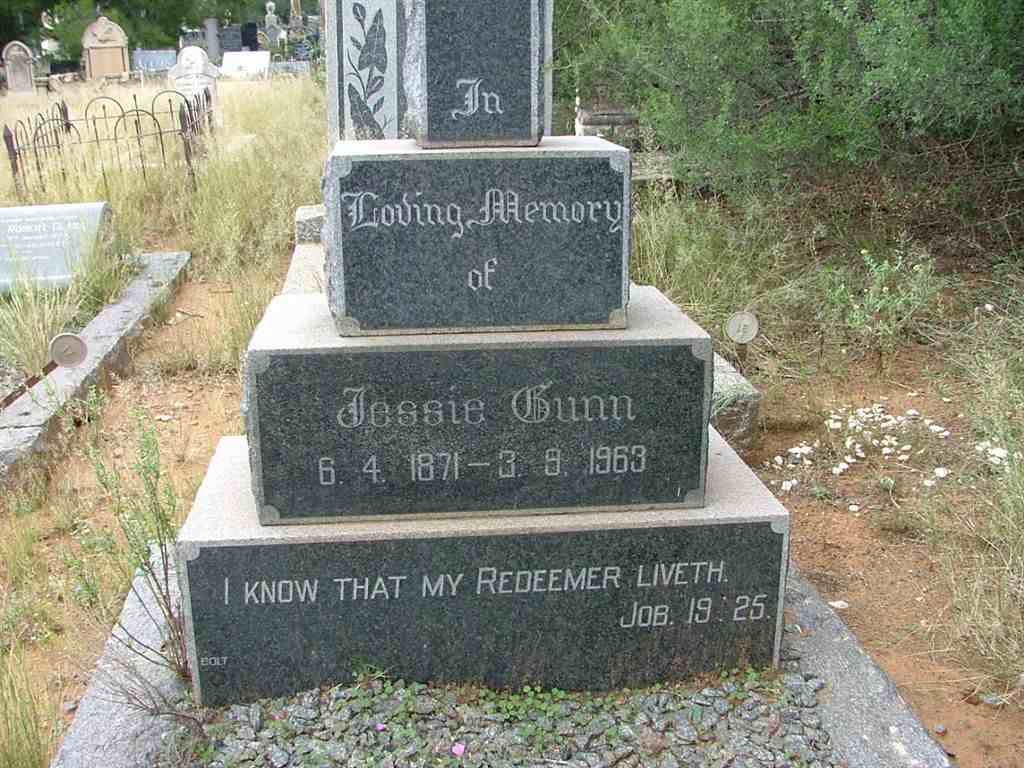 GUNN Jessie 1871-1963