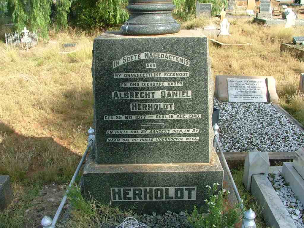 HERHOLDT Albrecht Daniel 1877-1940