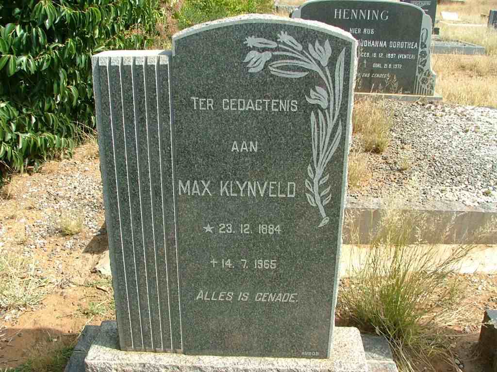 KLYNVELD Max 1884-1965