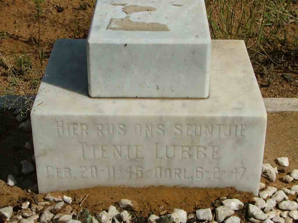 LUBBE Tienie 1946-1947