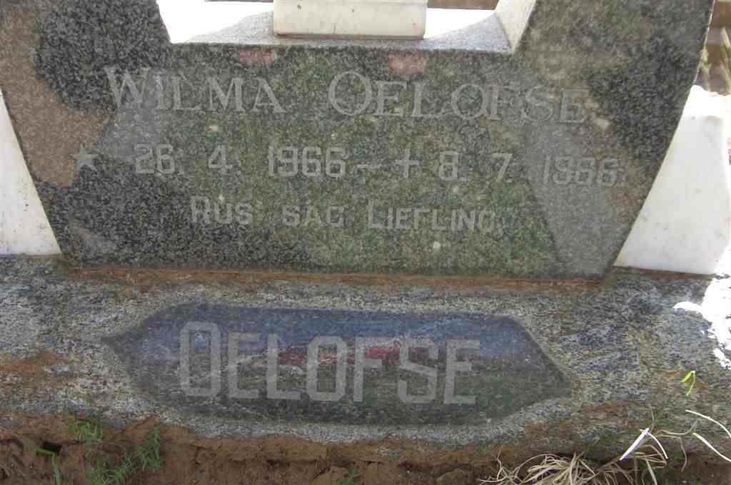 OELOFSE Wilma 1966-1966