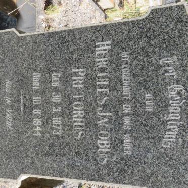 PRETORIUS Hercules Jacobus 1873-1944