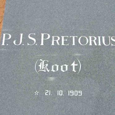 PRETORIUS P.J.S. 1909-