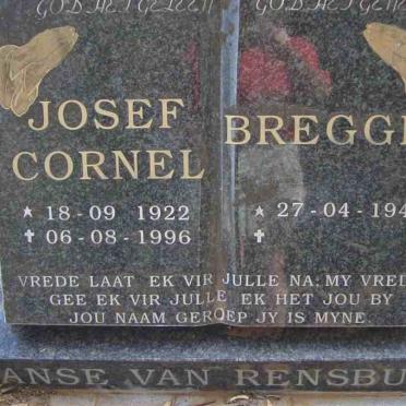 RENSBURG Josef Cornel, Janse van 1922-1996 &amp; Breggie 1949-
