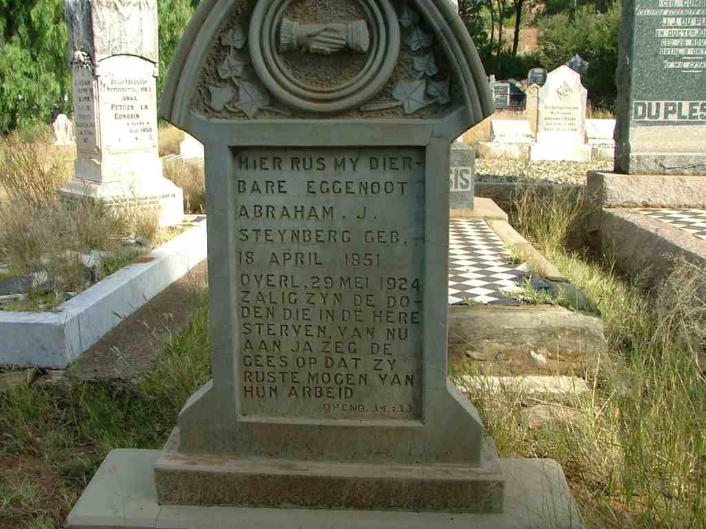 STEYNBERG Abraham J. 1851-1924