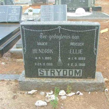 STRYDOM Hendrik 1885-1968 &amp; Ellie 1889-1968