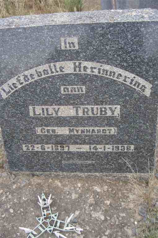 TRUBY Lily nee MYNHARDT 1897-1938