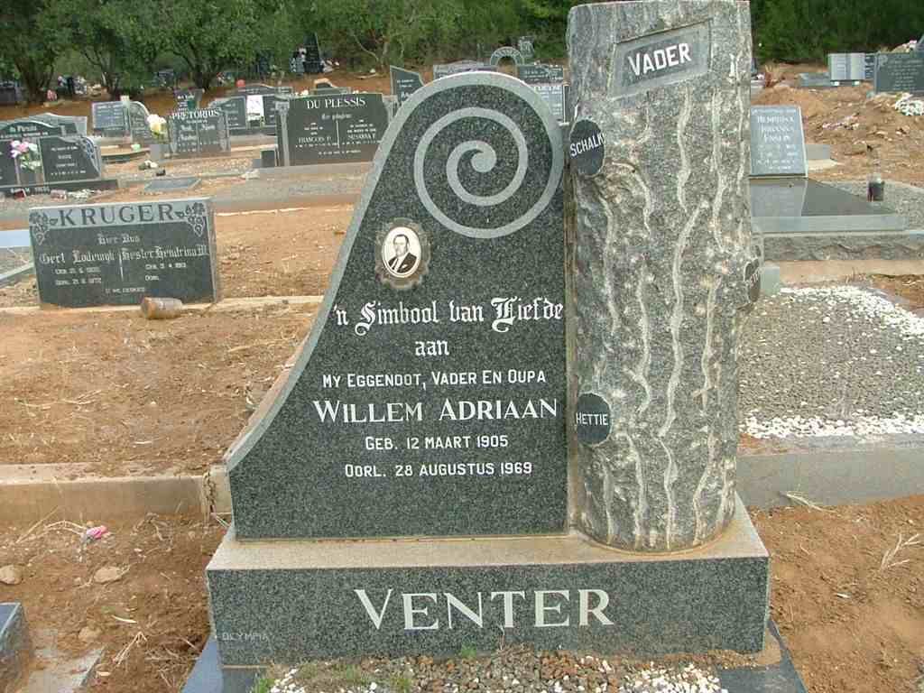 VENTER Willem Adriaan 1905-1969