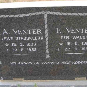 VENTER J.A. 1896-1955 &amp; E. WAUGH 1910-1980