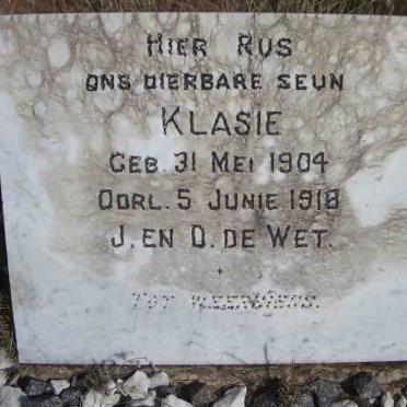 WET Klasie, de 1904-1918