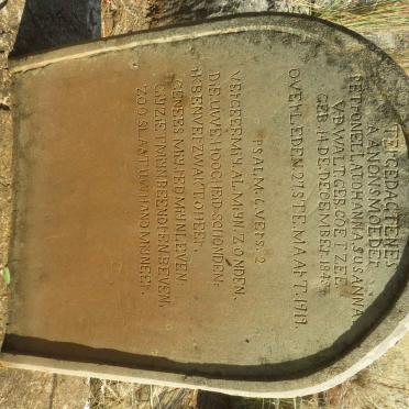 WALT Petronella Johanna Susanna, v.d. nee COETZEE 1848-1919