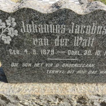 WALT Johannes Jacobus, van der 1879-1918