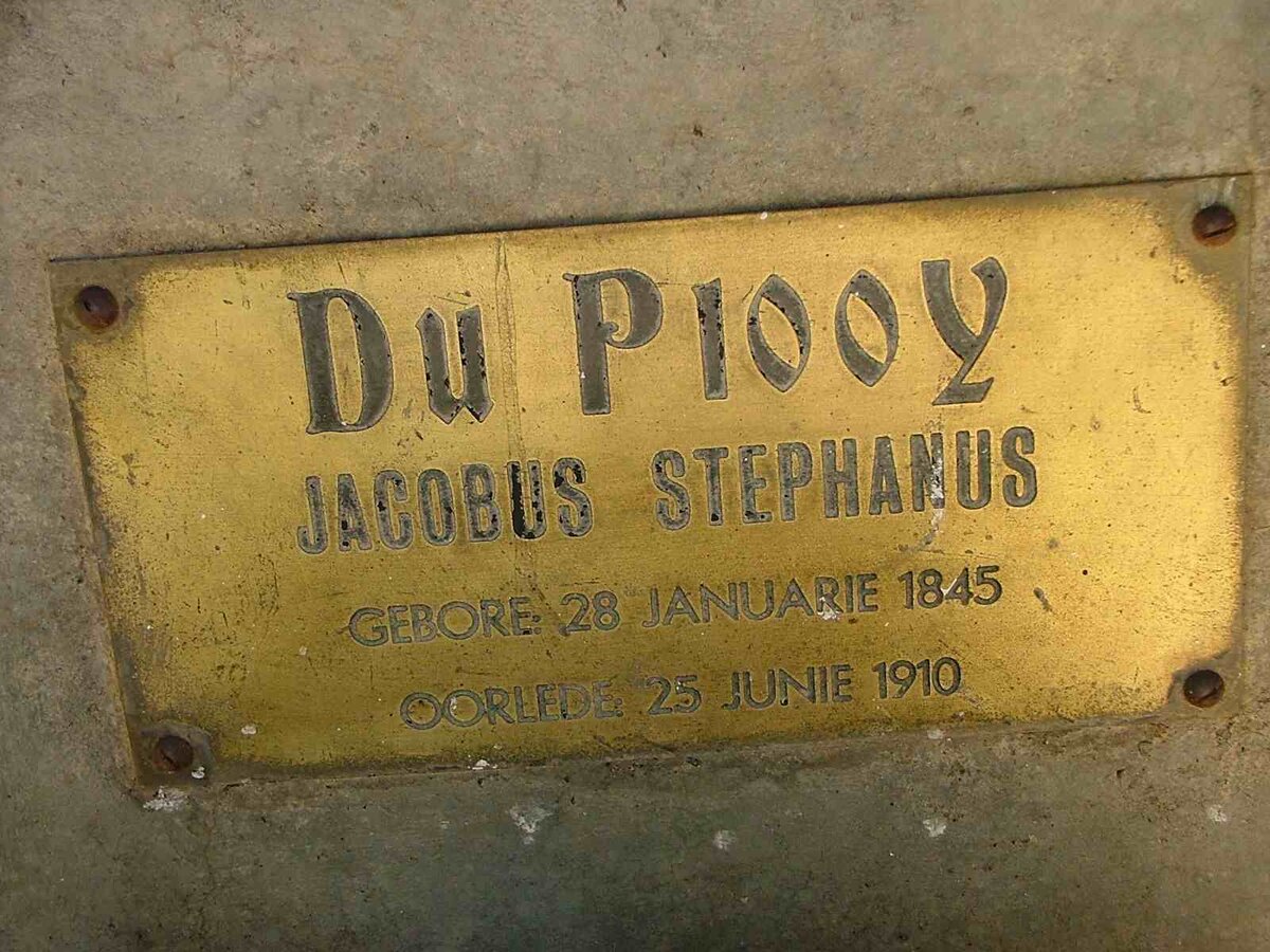 PLOOY  Jacobus Stephanus, du 1845-1910
