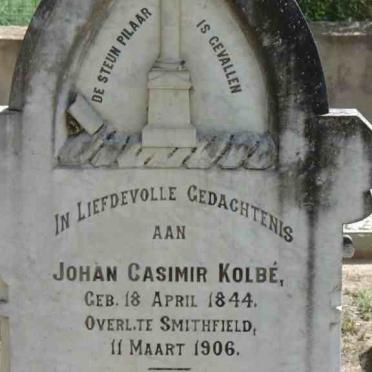 KOLBE Johan Casimir 1844-1906