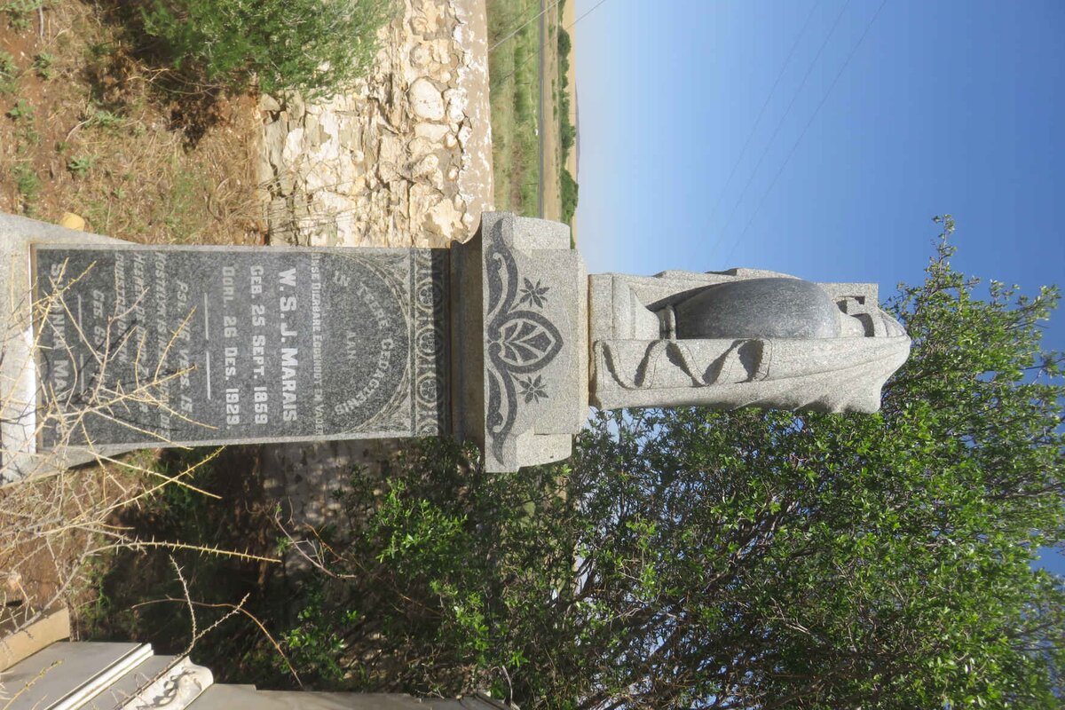 MARAIS W.S.J. 1859-1929