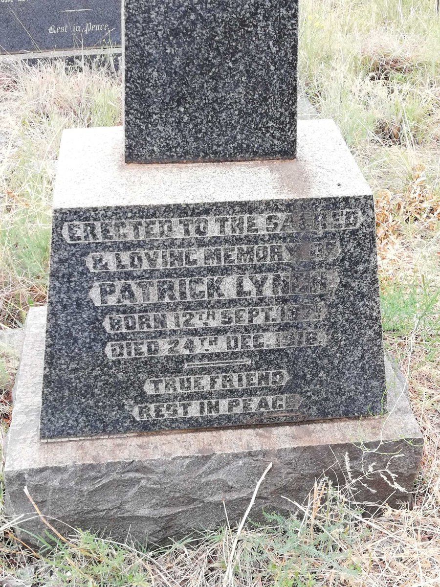 LYNCH Patrick 1871-1918