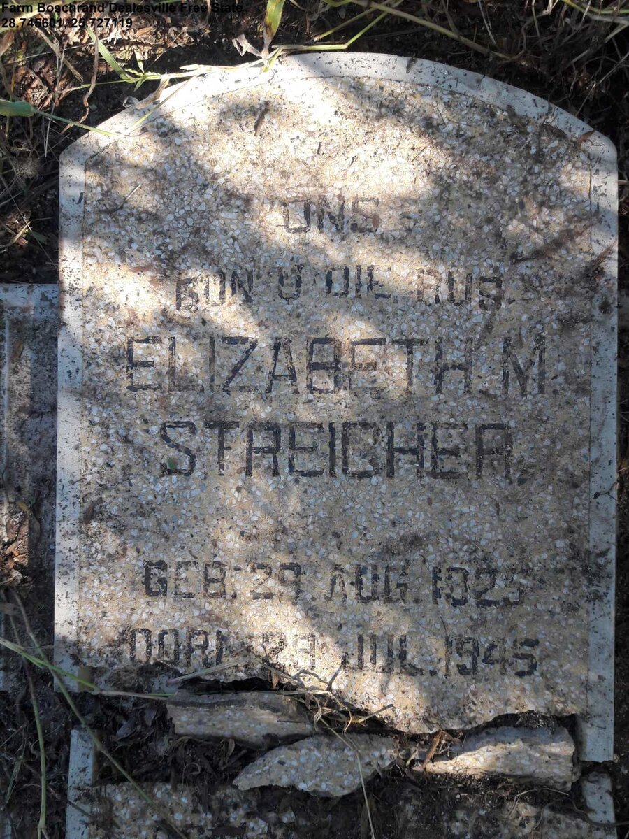 STREICHER Elizabeth M. 1925-1945