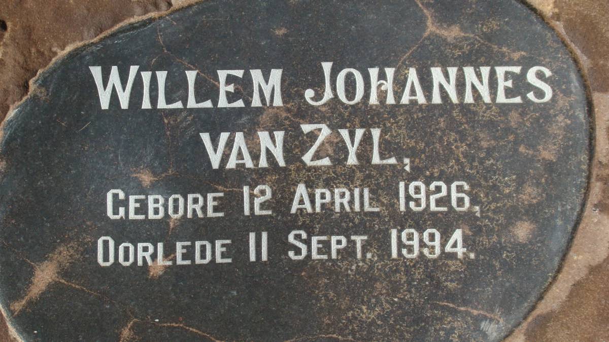 ZYL Willem Johannes, van 1926-1994