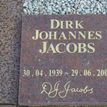 JACOBS Dirk Johannes 1939-2008
