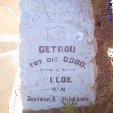 3. Paardekraal - Getrou tot die dood - hulde van distrik Ladybrand