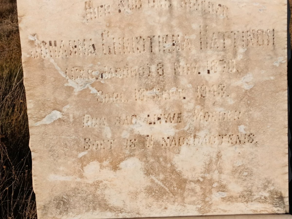 HATTINGH Johanna Christiena 1870-1943