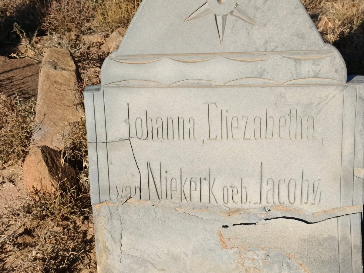 NIEKERK Johanna Eliezabetha, van nee JACOBS