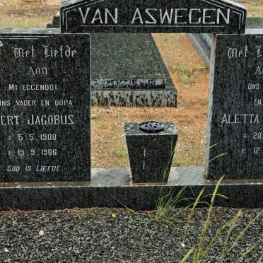 ASWEGEN Gert Jacobus, van 1908-1986 &amp; Aletta Susanna 1913-1999