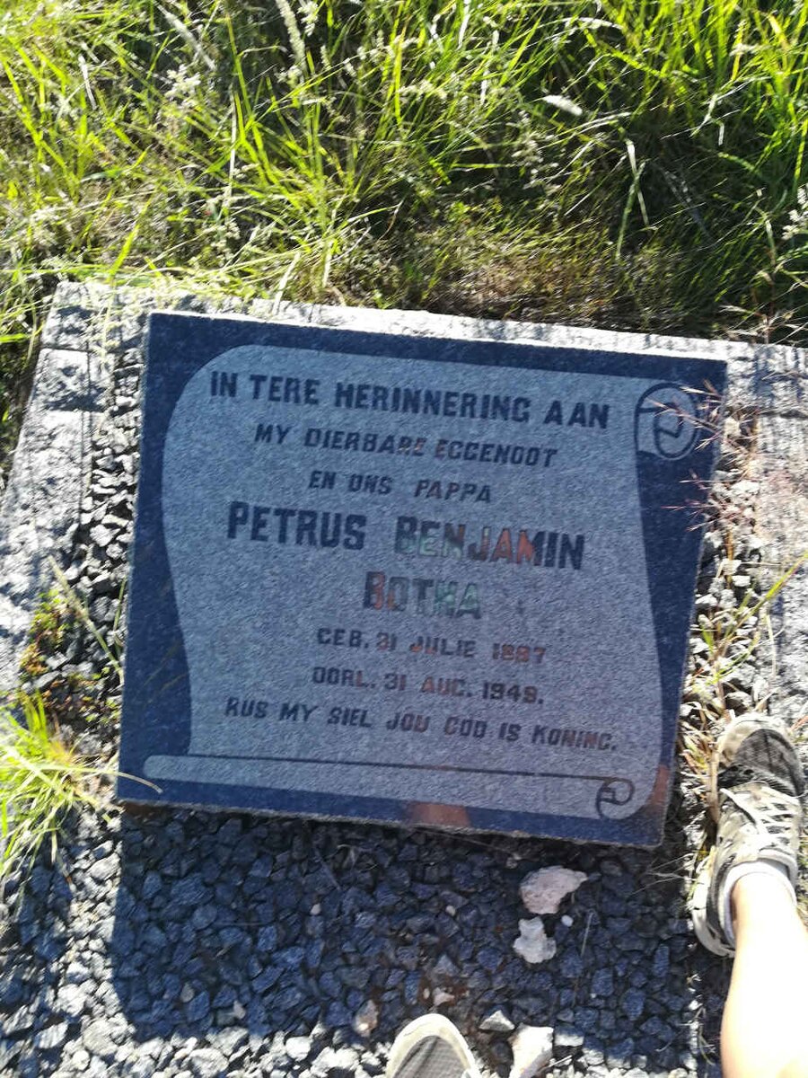 BOTHA Petrus Benjamin 1897-1949