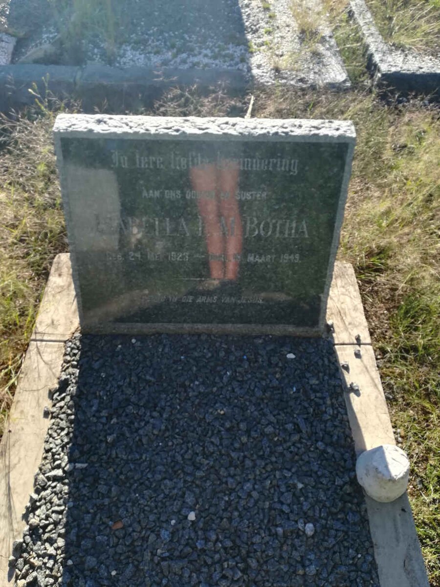 BOTHA Isabella E.M. 1923-1949