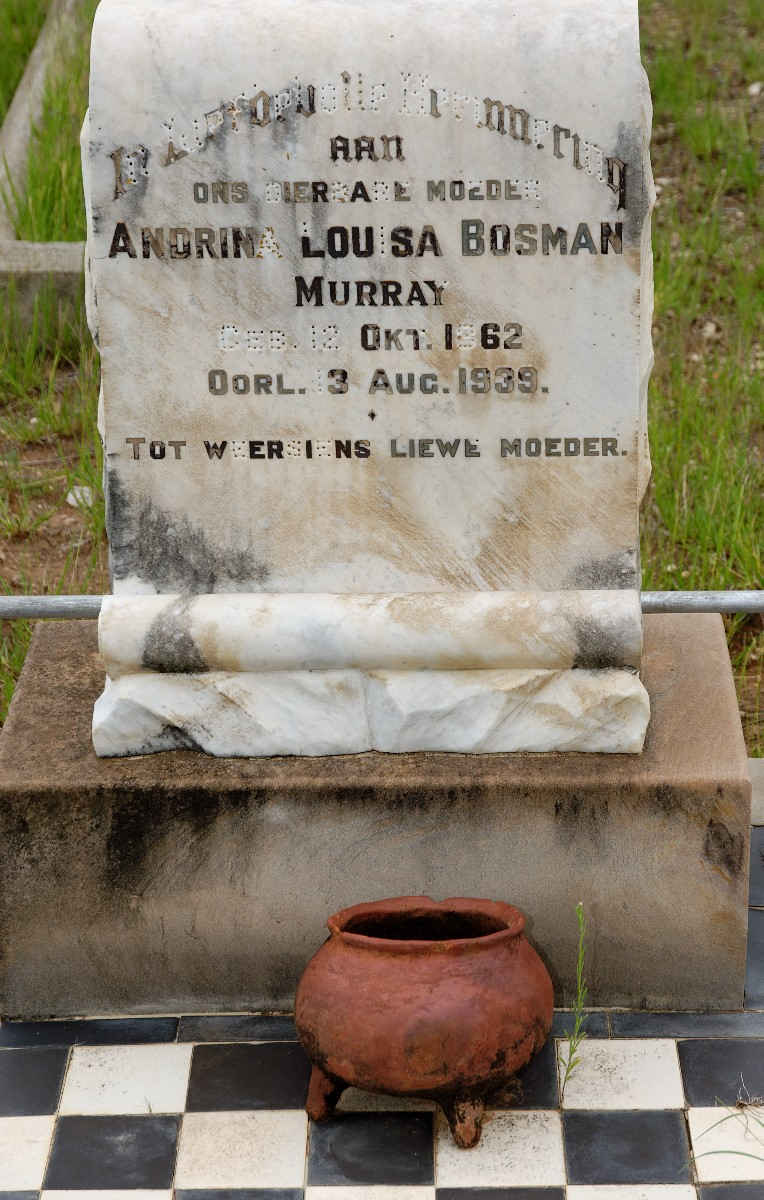 BOSMAN Andrina Louisa nee MURRAY 1862-1939