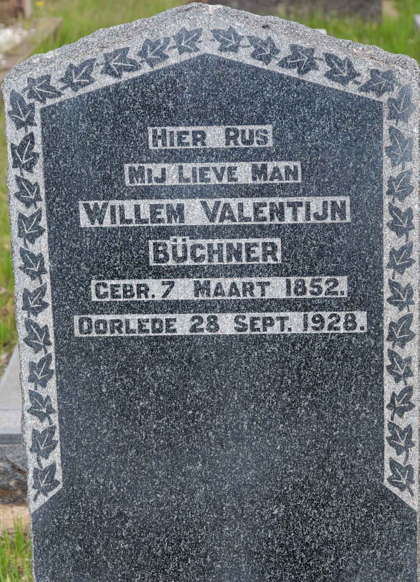 BÜCHNER Willem Valentijn 1852-1928