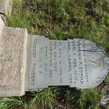 BOTHA Hendrik P. 1868-1930