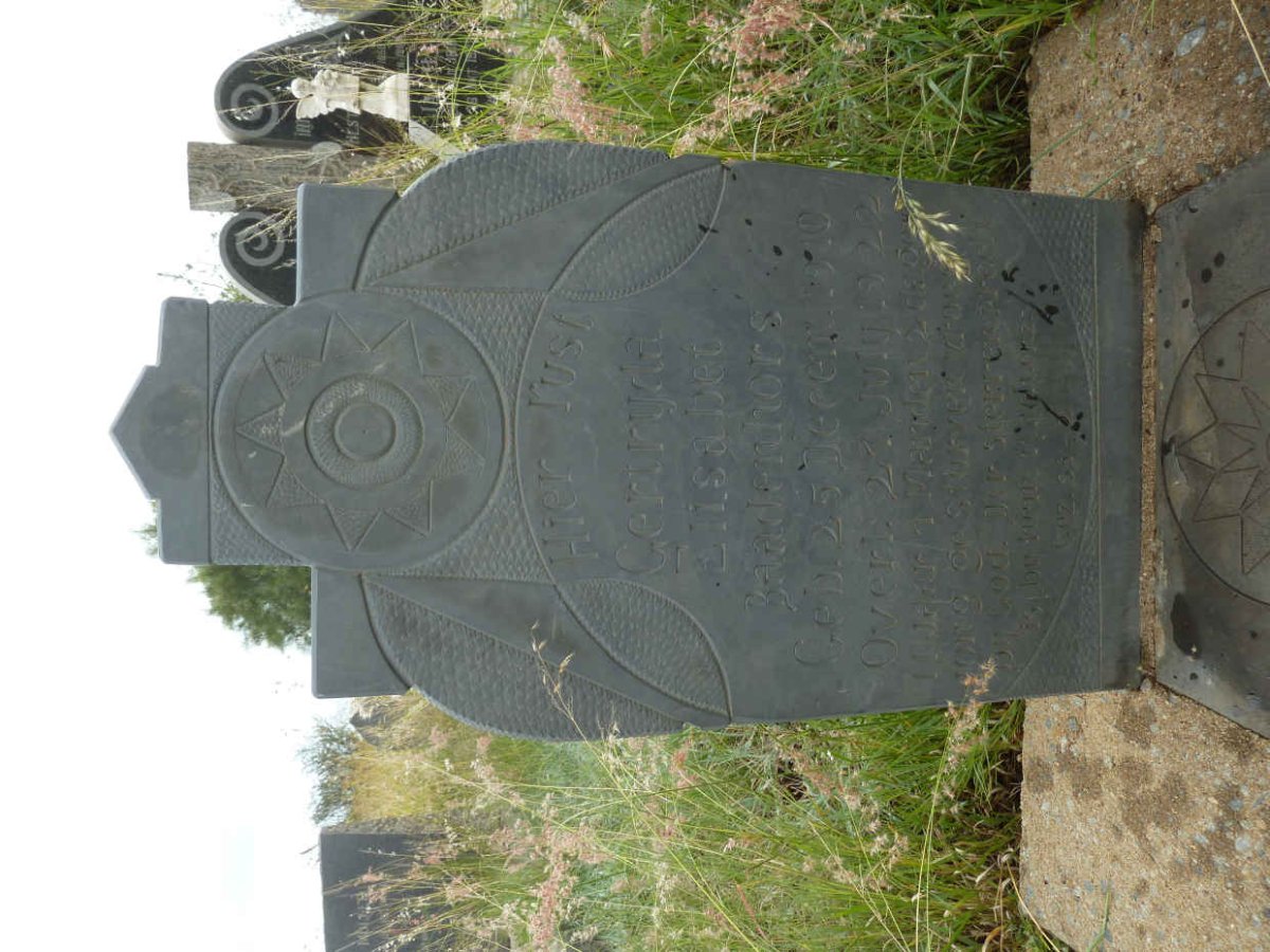 BAADENHORS Gertryda Elisabet 1910-1922